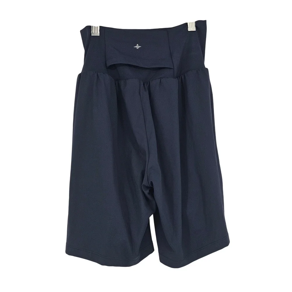 Halara Softlyzero Airy 2-in-1 Flowy Shorts Small Navy Blue Athletic Athleisure
